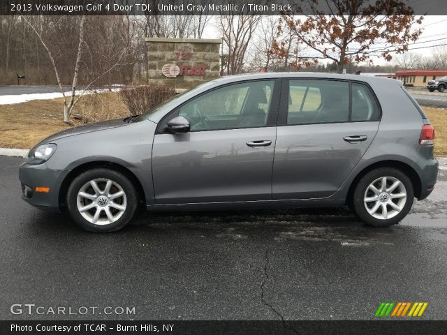 2013 Volkswagen Golf 4 Door TDI in United Gray Metallic