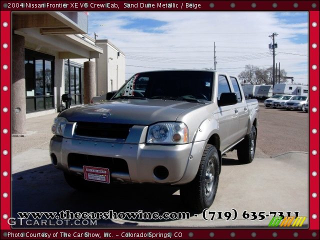 2004 Nissan Frontier XE V6 Crew Cab in Sand Dune Metallic