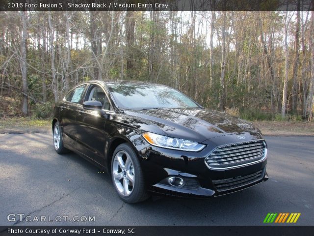 2016 Ford Fusion S in Shadow Black
