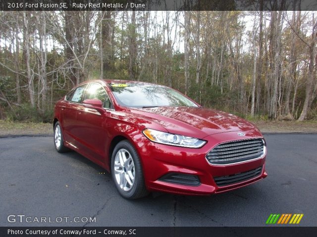 2016 Ford Fusion SE in Ruby Red Metallic