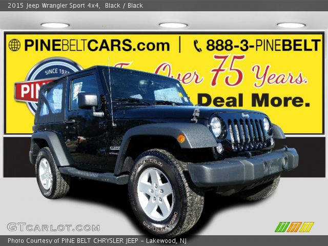 2015 Jeep Wrangler Sport 4x4 in Black