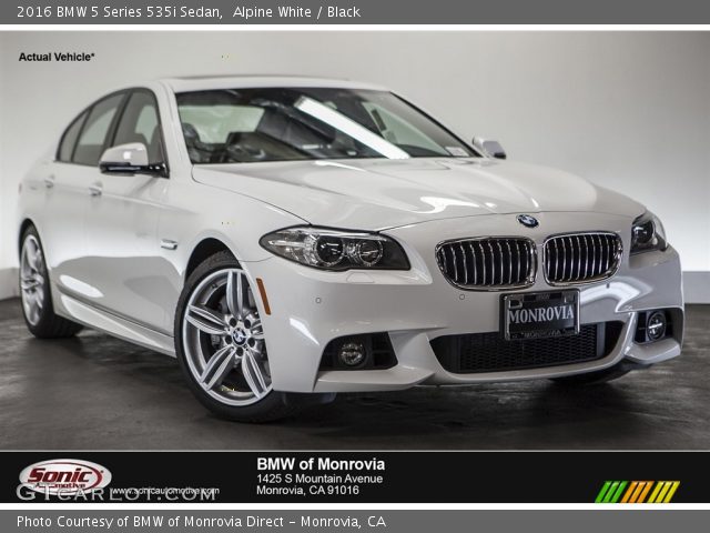 2016 BMW 5 Series 535i Sedan in Alpine White
