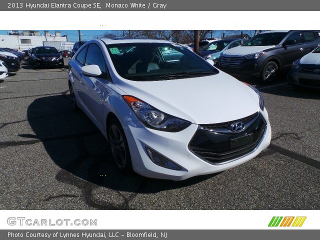 2013 Hyundai Elantra Coupe SE in Monaco White