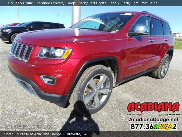 2015 Jeep Grand Cherokee Limited in Deep Cherry Red Crystal Pearl