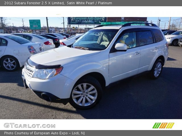 2012 Subaru Forester 2.5 X Limited in Satin White Pearl