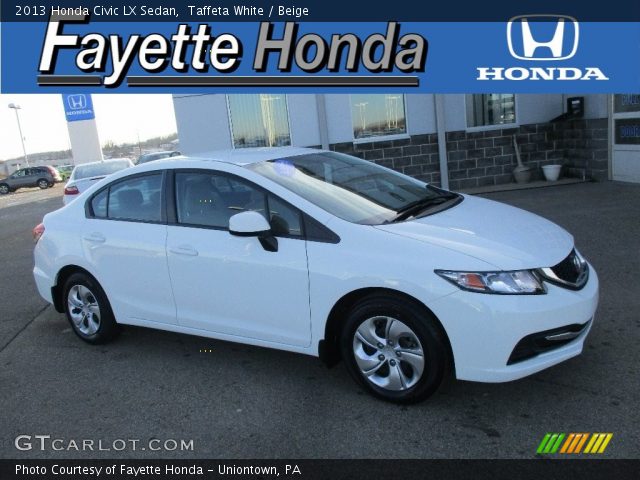 2013 Honda Civic LX Sedan in Taffeta White