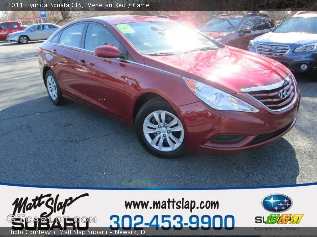 2011 Hyundai Sonata GLS in Venetian Red
