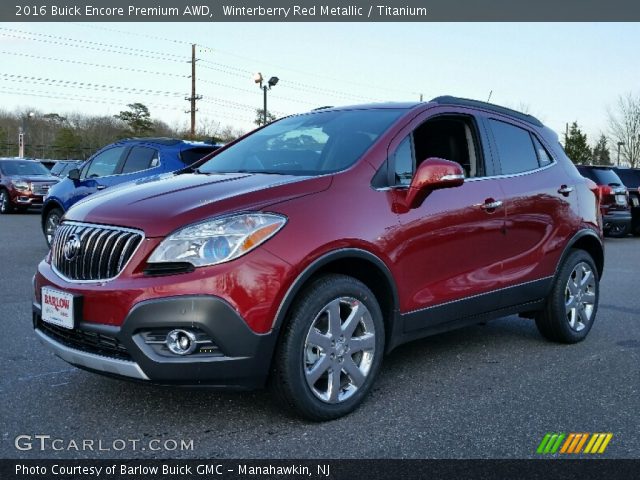 2016 Buick Encore Premium AWD in Winterberry Red Metallic