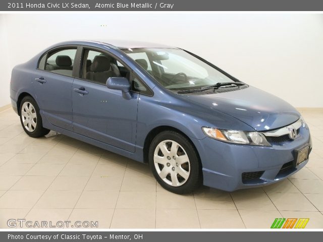 2011 Honda Civic LX Sedan in Atomic Blue Metallic