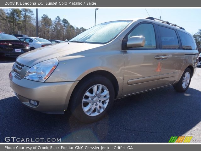 2008 Kia Sedona EX in Sunset Gold Metallic
