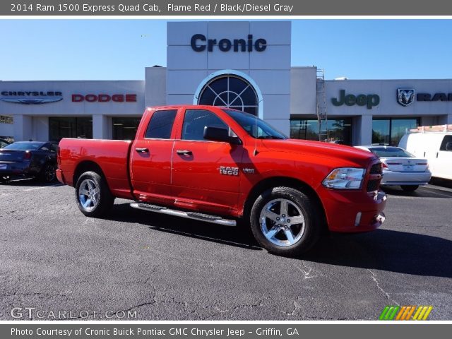 2014 Ram 1500 Express Quad Cab in Flame Red