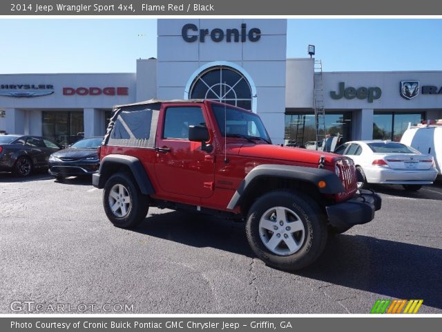 2014 Jeep Wrangler Sport 4x4 in Flame Red