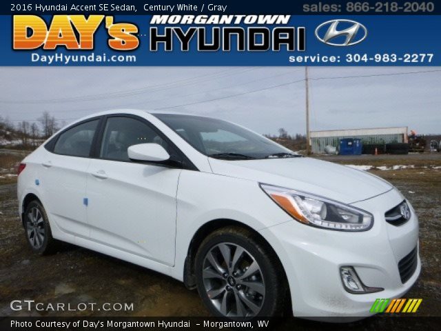 2016 Hyundai Accent SE Sedan in Century White