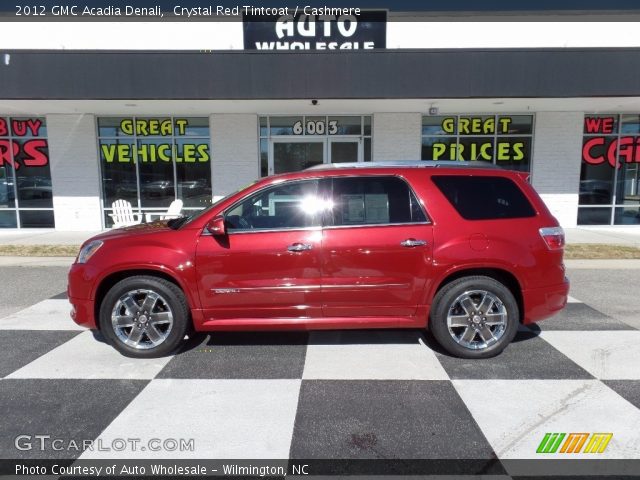 2012 GMC Acadia Denali in Crystal Red Tintcoat