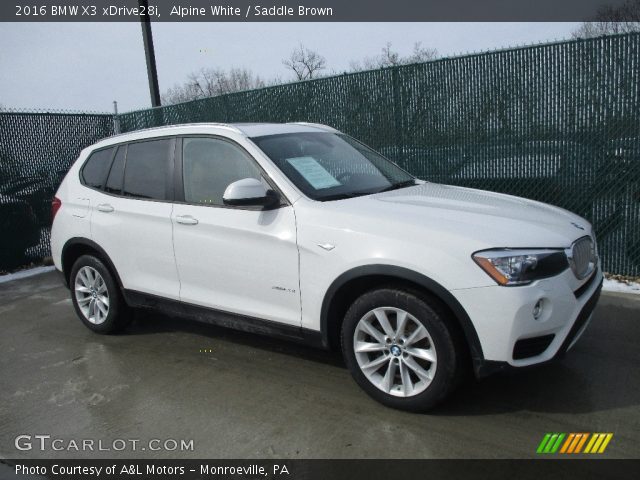 2016 BMW X3 xDrive28i in Alpine White