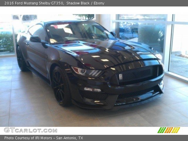 2016 Ford Mustang Shelby GT350 in Shadow Black