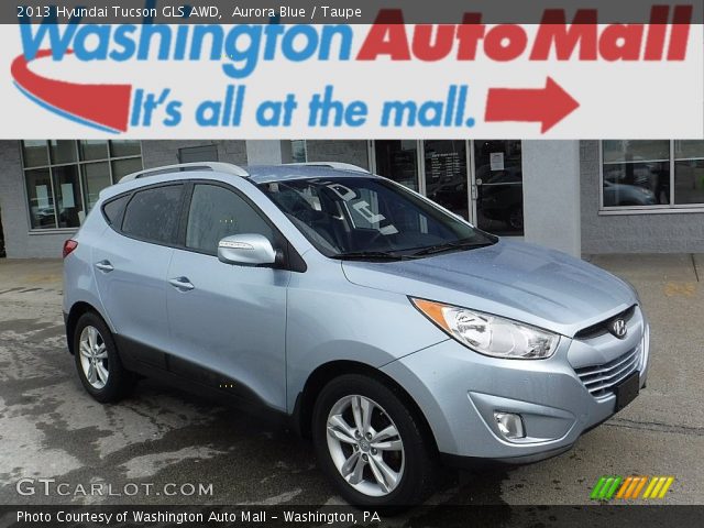 2013 Hyundai Tucson GLS AWD in Aurora Blue