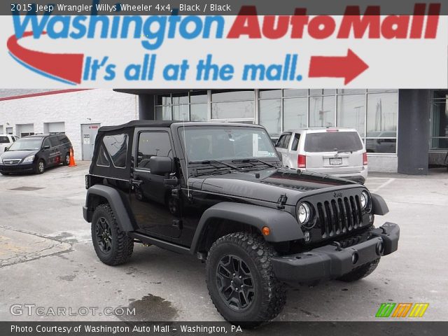 2015 Jeep Wrangler Willys Wheeler 4x4 in Black