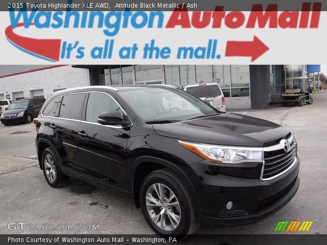 2015 Toyota Highlander XLE AWD in Attitude Black Metallic