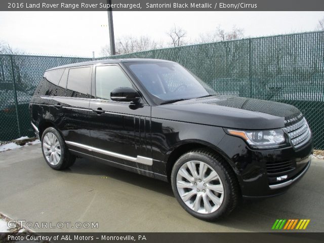 2016 Land Rover Range Rover Supercharged in Santorini Black Metallic