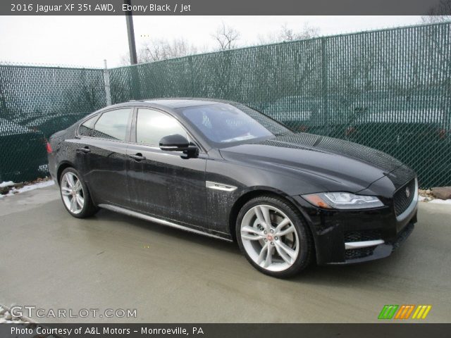 2016 Jaguar XF 35t AWD in Ebony Black