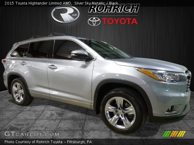 2015 Toyota Highlander Limited AWD in Silver Sky Metallic