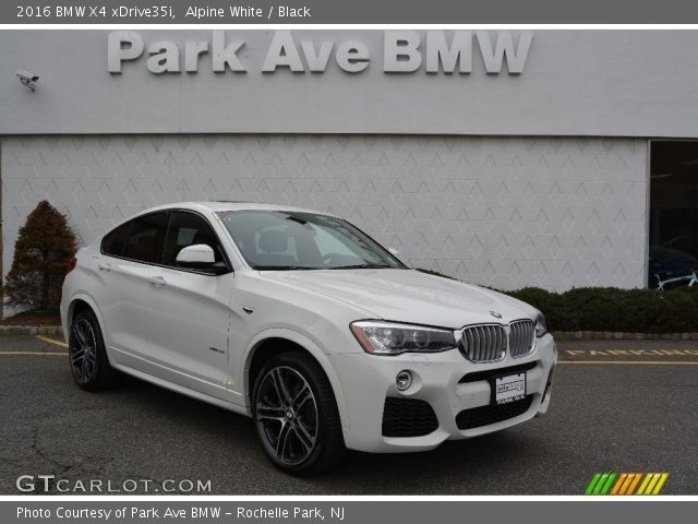 2016 BMW X4 xDrive35i in Alpine White