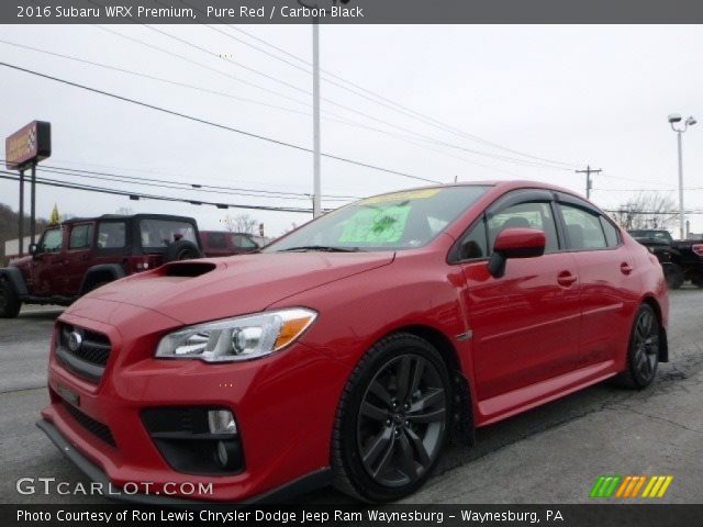 2016 Subaru WRX Premium in Pure Red