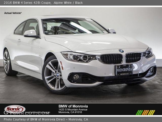 2016 BMW 4 Series 428i Coupe in Alpine White