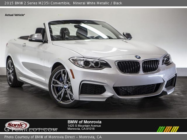 2015 BMW 2 Series M235i Convertible in Mineral White Metallic
