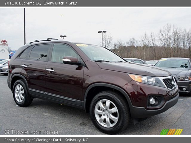 2011 Kia Sorento LX in Ebony Black