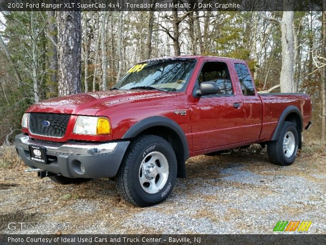 2002 Ford Ranger XLT SuperCab 4x4 in Toreador Red Metallic
