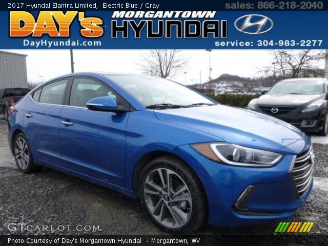 2017 Hyundai Elantra Limited in Electric Blue