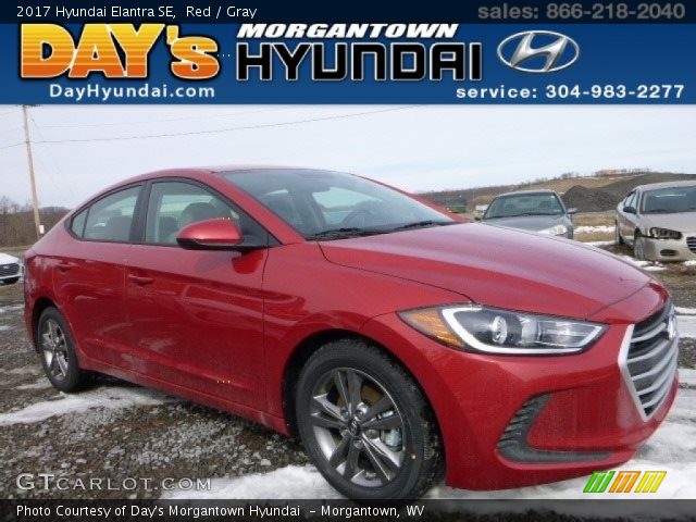 2017 Hyundai Elantra SE in Red