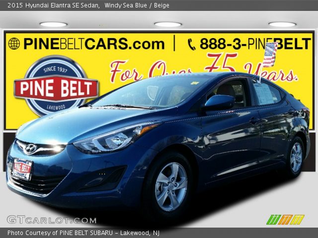 2015 Hyundai Elantra SE Sedan in Windy Sea Blue