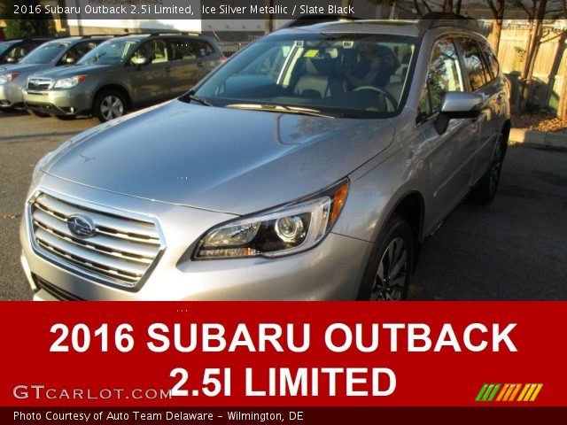 2016 Subaru Outback 2.5i Limited in Ice Silver Metallic