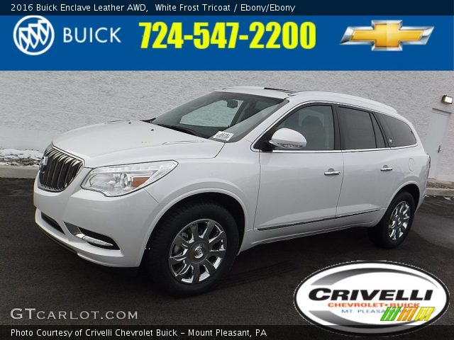 2016 Buick Enclave Leather AWD in White Frost Tricoat