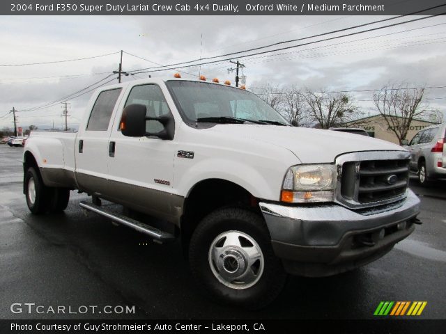 2004 Ford F350 Super Duty Lariat Crew Cab 4x4 Dually in Oxford White