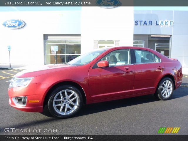 2011 Ford Fusion SEL in Red Candy Metallic