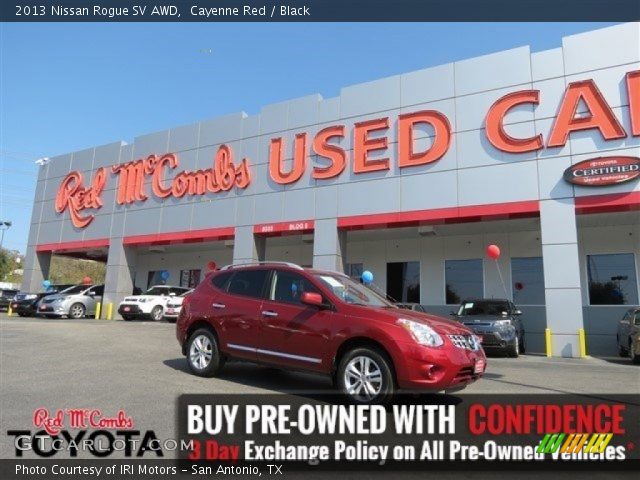 2013 Nissan Rogue SV AWD in Cayenne Red