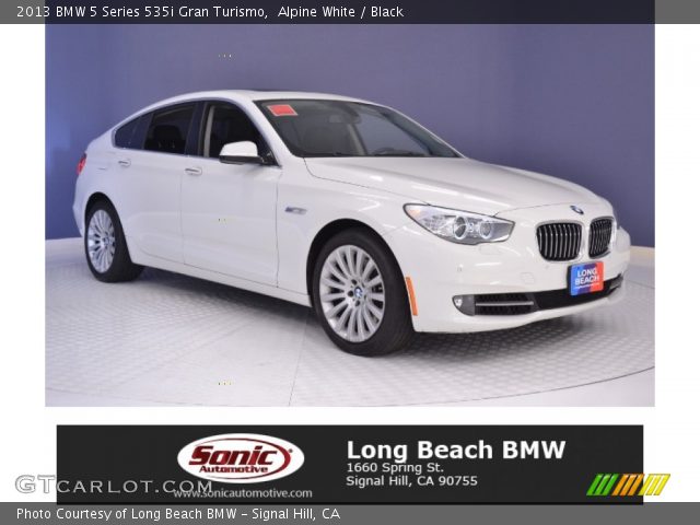 2013 BMW 5 Series 535i Gran Turismo in Alpine White