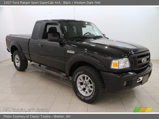 2007 Ford Ranger Sport SuperCab 4x4 in Black