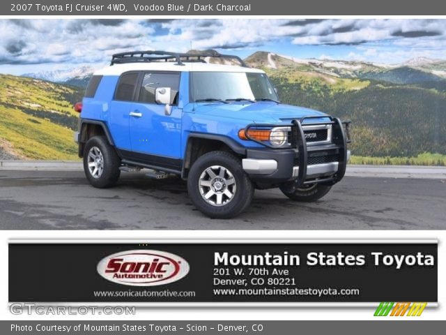 2007 Toyota FJ Cruiser 4WD in Voodoo Blue