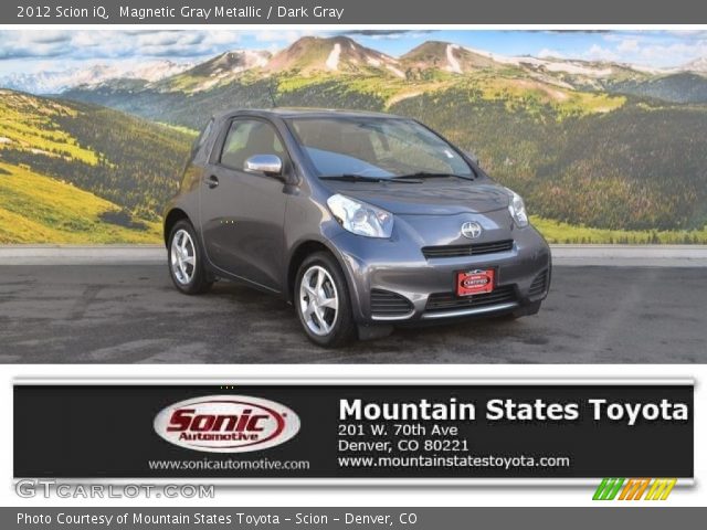 2012 Scion iQ  in Magnetic Gray Metallic