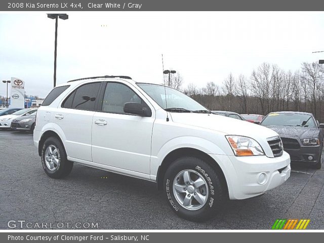 2008 Kia Sorento LX 4x4 in Clear White