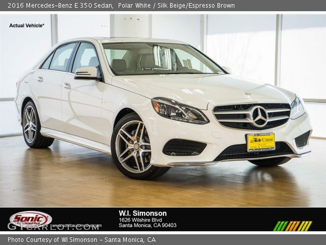 2016 Mercedes-Benz E 350 Sedan in Polar White