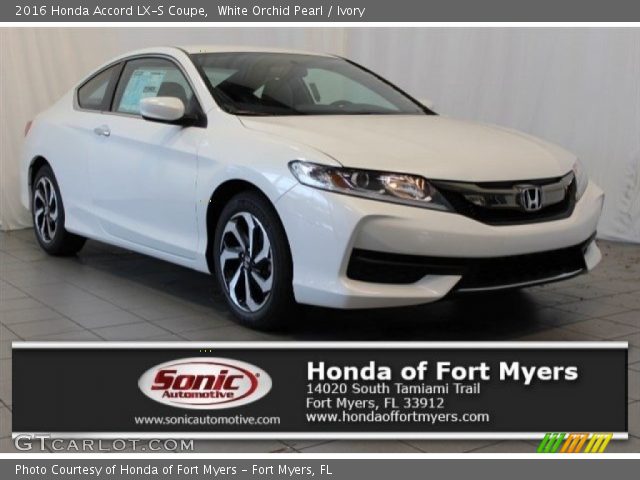 2016 Honda Accord LX-S Coupe in White Orchid Pearl