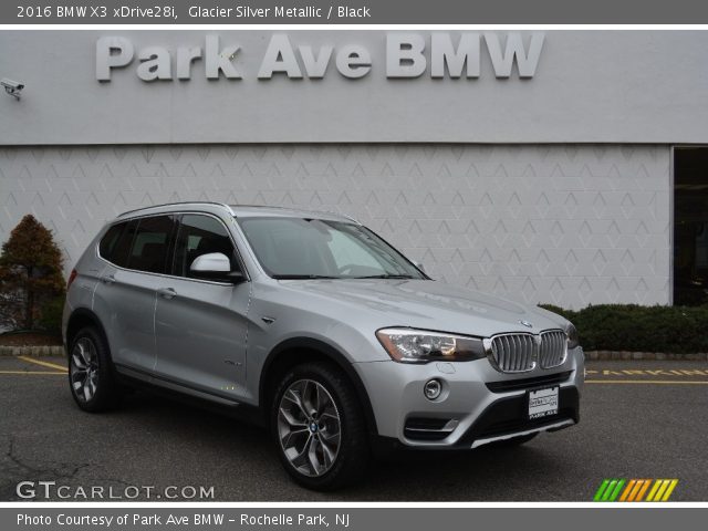 2016 BMW X3 xDrive28i in Glacier Silver Metallic