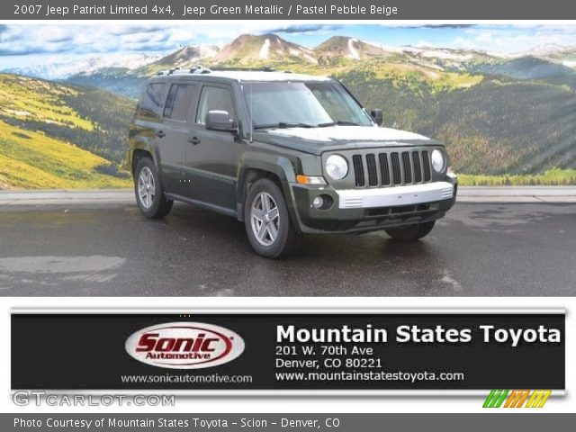 2007 Jeep Patriot Limited 4x4 in Jeep Green Metallic