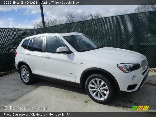 2016 BMW X3 xDrive28i in Alpine White